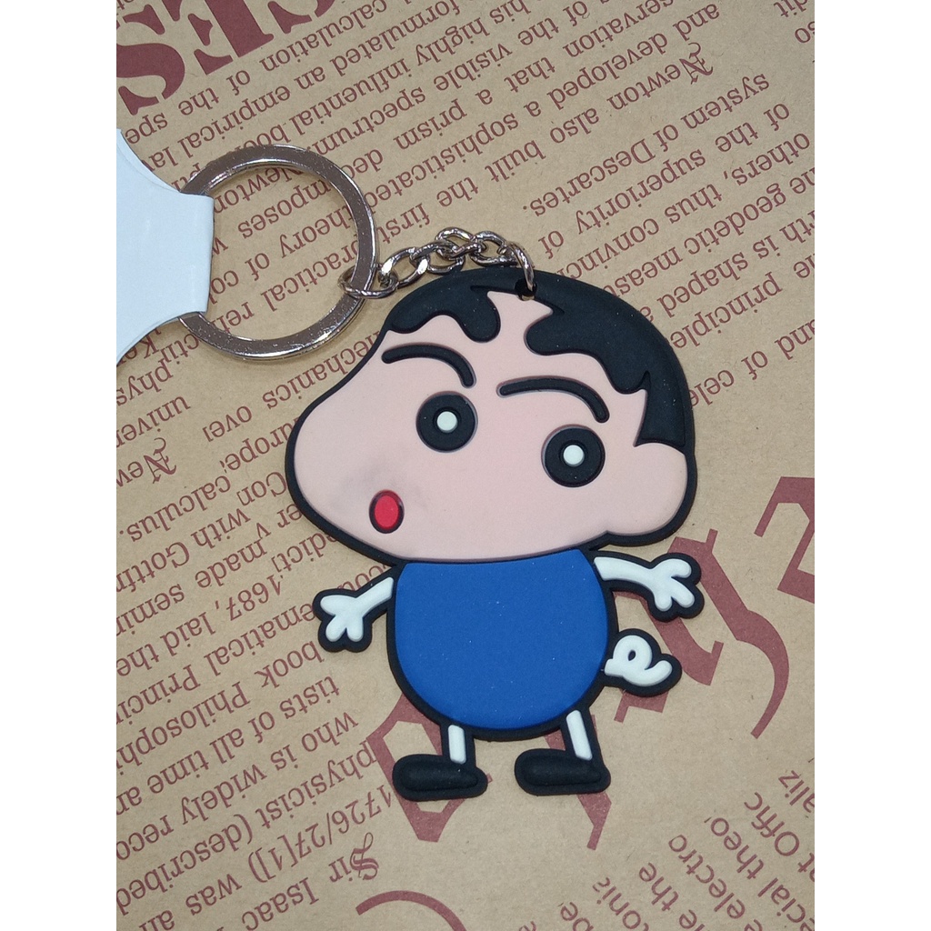 Móc khóa silicon nhựa dẻo hoạt hình nhiều mẫu