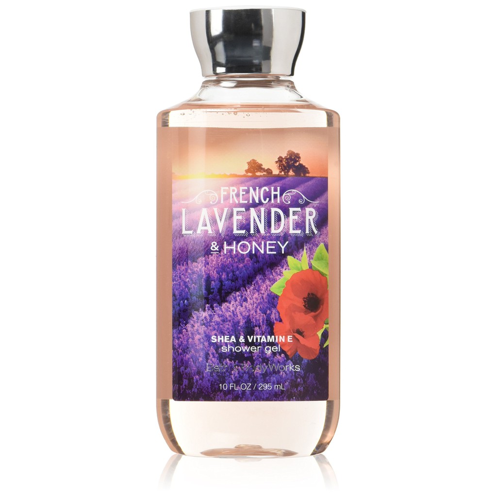 Gel tắm Bath &amp; Body Works French Lavender &amp; Honey Shower Gel 295ml (Mỹ)