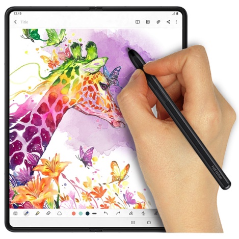 Ốp Điện Thoại Có Ngăn Đựng Bút Cho Samsung Galaxy Z Fold 3 / Z Fold 4 S Galaxy EJ-PF926