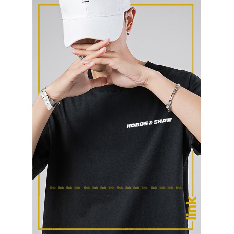 Áo thun đen nam form rộng FAST AND FURIOUS