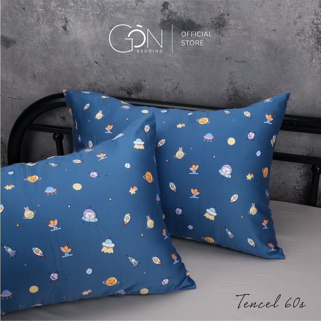 [Nhiều mẫu] 01 Vỏ Gối Nằm Gòn Bedding Lụa Tencel 60s 50x70 cm Họa Tiết | BigBuy360 - bigbuy360.vn