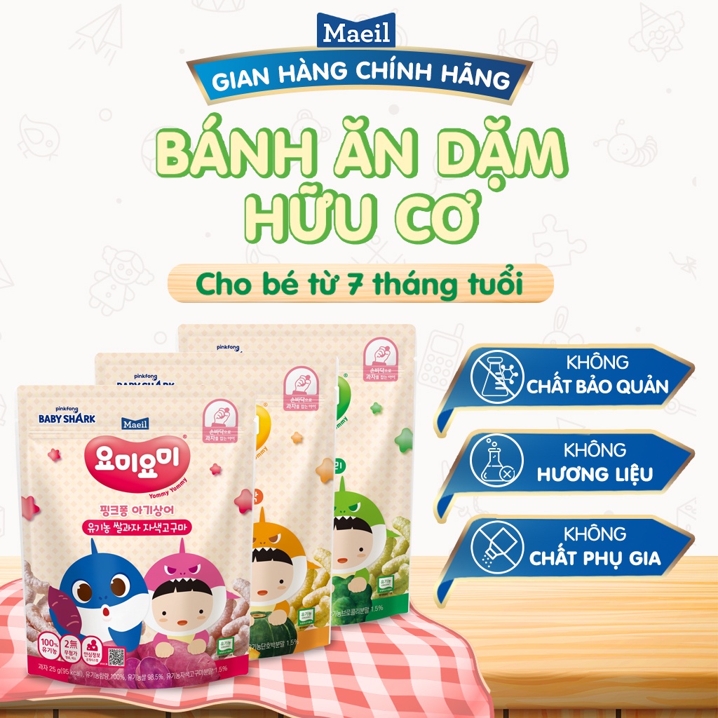Bánh gạo ăn dặm Maeil nhập khẩu Hàn Quốc dành cho bé từ 7 tháng