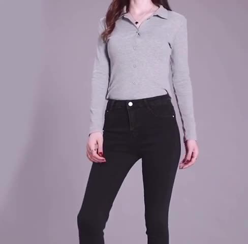 Quần Jean Nữ Lưng Cao quần bò Nữ Dáng ôm co giãn 3 Màu 40-65Kg [Z02] A78 | BigBuy360 - bigbuy360.vn