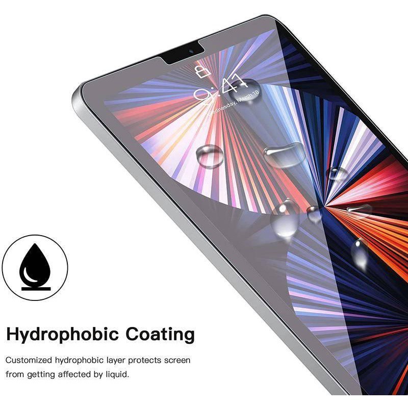 Set 2 kính cường lực bảo vệ màn hình máy tính bảng DLLENCASE A078 thích hợp cho iPad Pro 12.9 2021