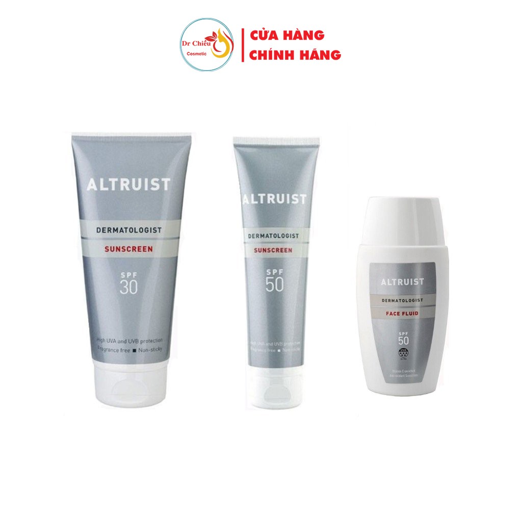 Kem chống nắng Altruist Dermatologist Suncreen - Kem chống nắng cho da nhạy cảm SPF30 / SPF50