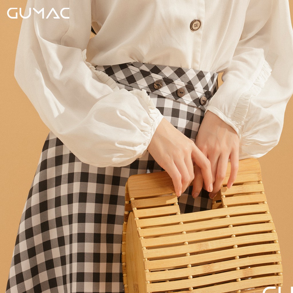 [Mã WAAUG giảm 15% tối đa 30k đơn 99k] Chân váy xòe đai rời VA768 GUMAC | BigBuy360 - bigbuy360.vn