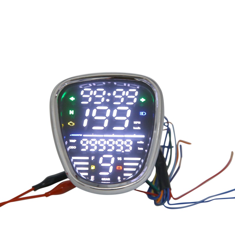 Đồng Hồ Đo Tốc Độ Có Đèn LED Kỹ Thuật Số Dành Cho Xe Mô Tô Honda C70 C90