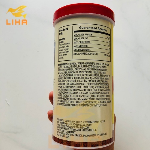 Cám Cá Tetra Color Tropical XL Granules - Thức ăn Kích Màu Cá