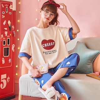 Đồ ngủ lửng mặc nhà - đồ ngủ nữ cao cấp quần lửng áo tay lửng