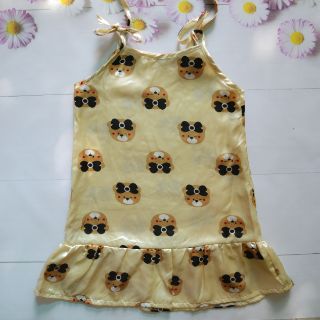Đầm mặc nhà cột dây vai