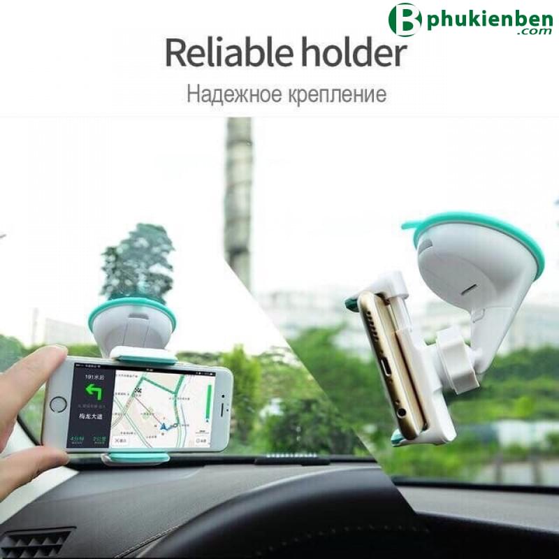 Giá Đỡ Điện Thoại Trên Ô Tô Hoco CA5 Xoay 360 Độ - Hàng Chính Hãng Hoco