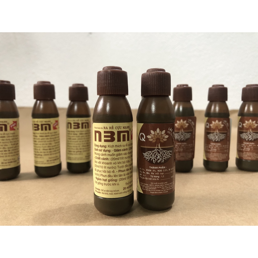 N3M Pro Siêu Ra Rễ Cực Mạnh - Mẫu Mới Dạng Nước Ống 20ML dùng cho cây cảnh