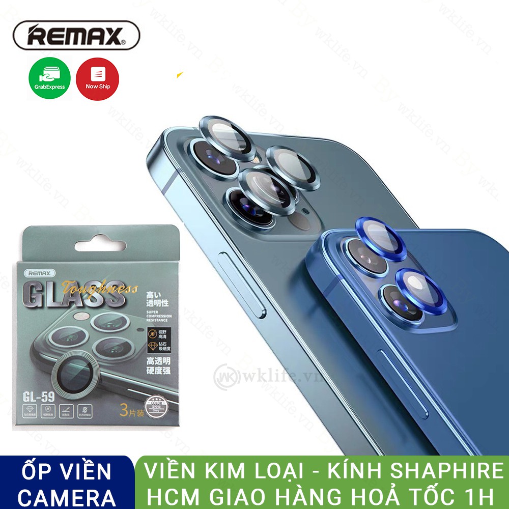 Viền Camera iPhone 12 mini 12 Pro Max Remax Kính Shaphire