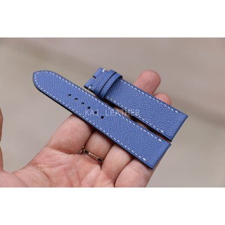dây đồng hồ da epsom pháp da thật handmade đầy đủ phụ kiện kèm theo