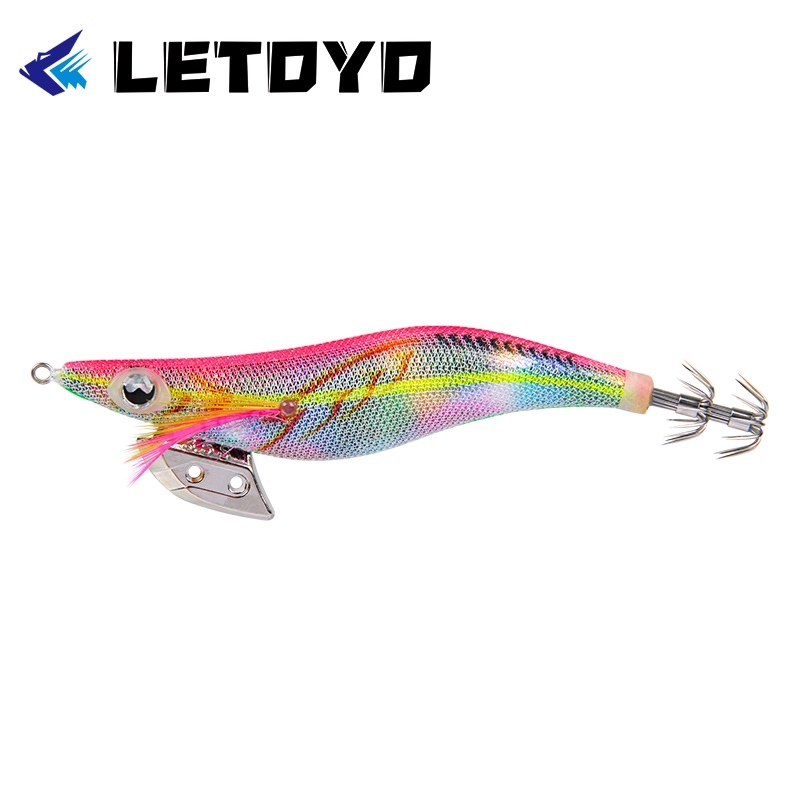 Letoto 3.5S# Mồi Giả Câu Cá 20g 108mm UV Hình Mực Dạ Quang 490nm