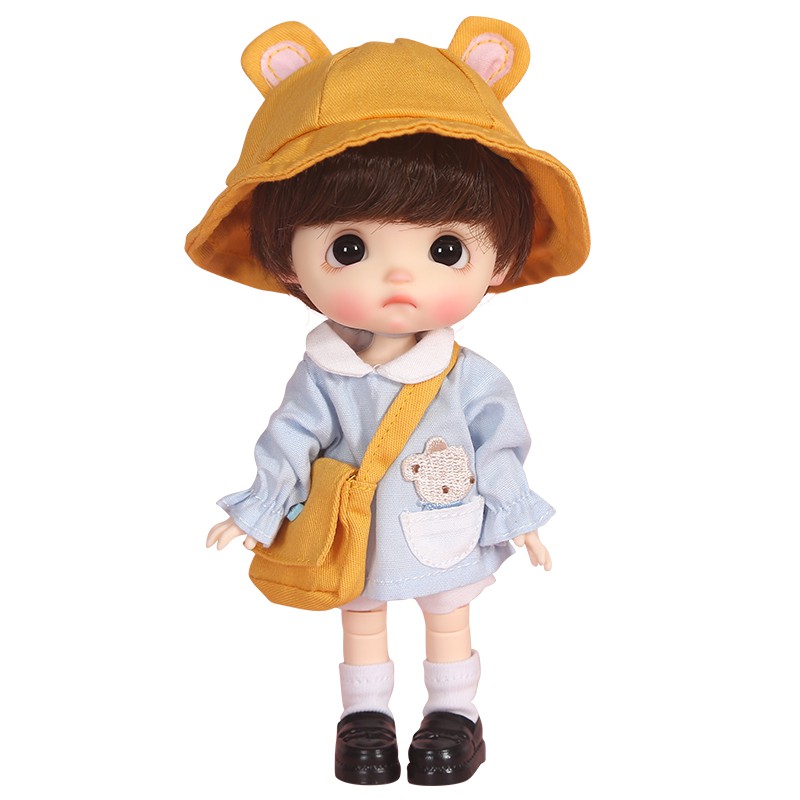 (Mua) ob11wa quần áo Thỏ gấu cub mẫu giáo thiết lập Molly búp bê quần áo GSC cơ thể 12 điểm bjd