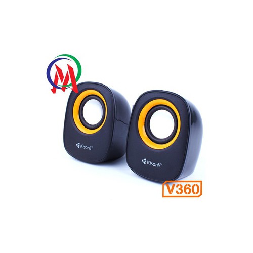 [HÀNG ĐẸP, GIÁ RẺ, ÂM THANH HAY] Loa máy tính 2.0 Kisonli V360