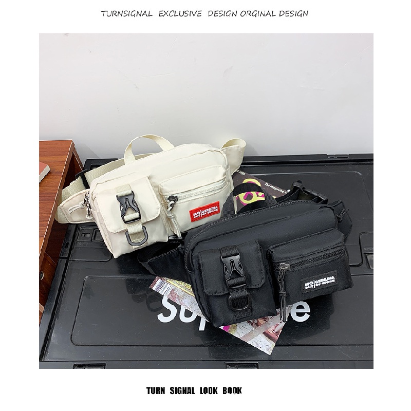 Túi Đeo Chéo Một Bên Ngực Nhỏ Phong Cách Đường Phố Nhật Bản Thời Trang Cho Nam
