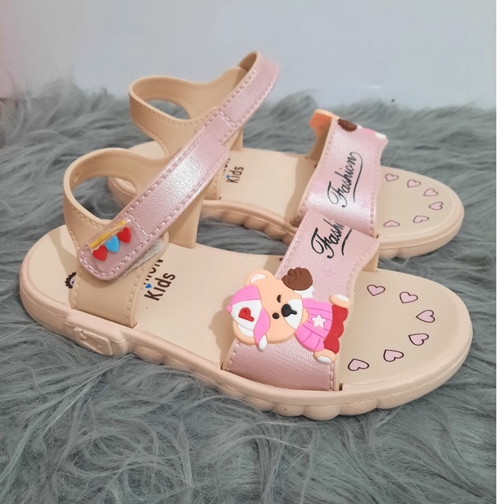 DÉP SANDAL CAO SU DẺO PHONG CÁCH HÀN QUỐC BÉ GÁI