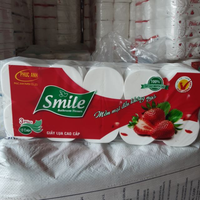 Giấy vệ sinh 3 lớp mềm mịn Phúc Anh 1,1kg