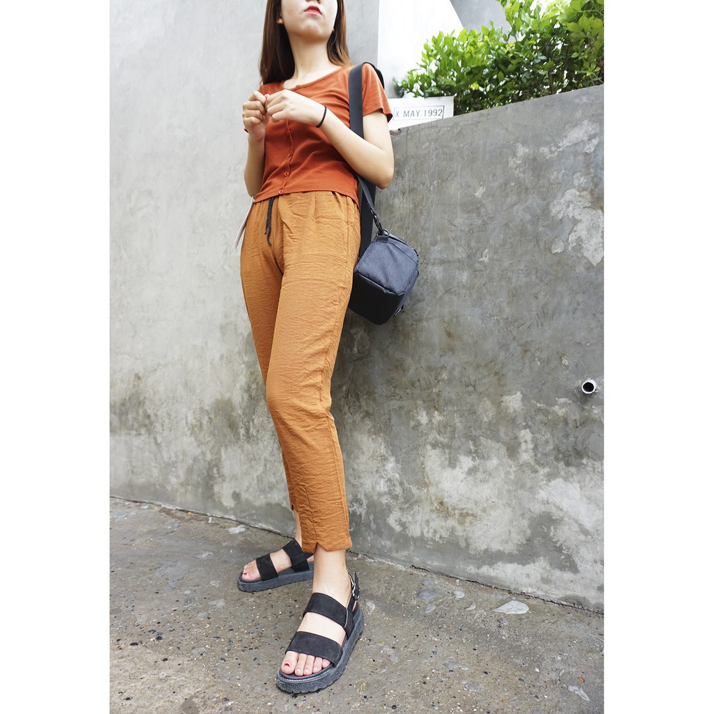 Quần baggy đũi dáng dài TTG69