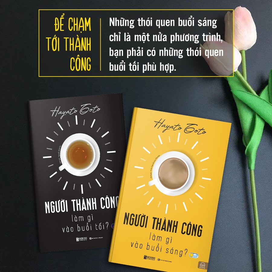 Combo Sách Bizbooks - Người thành công làm gì mỗi ngày - TẶNG kèm SỔ TAY, SÁCH NÓI và Bookmark  - BIZ