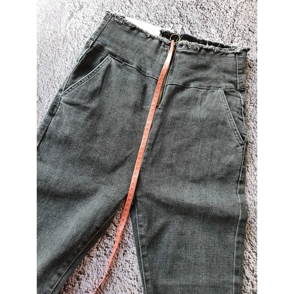 QUẦN JEAN NỮ CẠP SIÊU CAO TÔN DÁNG, QUẦN NỮ CẠP CAO QUA RỐN (hình thật) | BigBuy360 - bigbuy360.vn