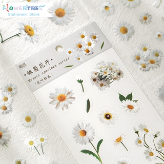 Flowertree 6 Mẫu Sticker Dán Trang Trí Nhật Ký
