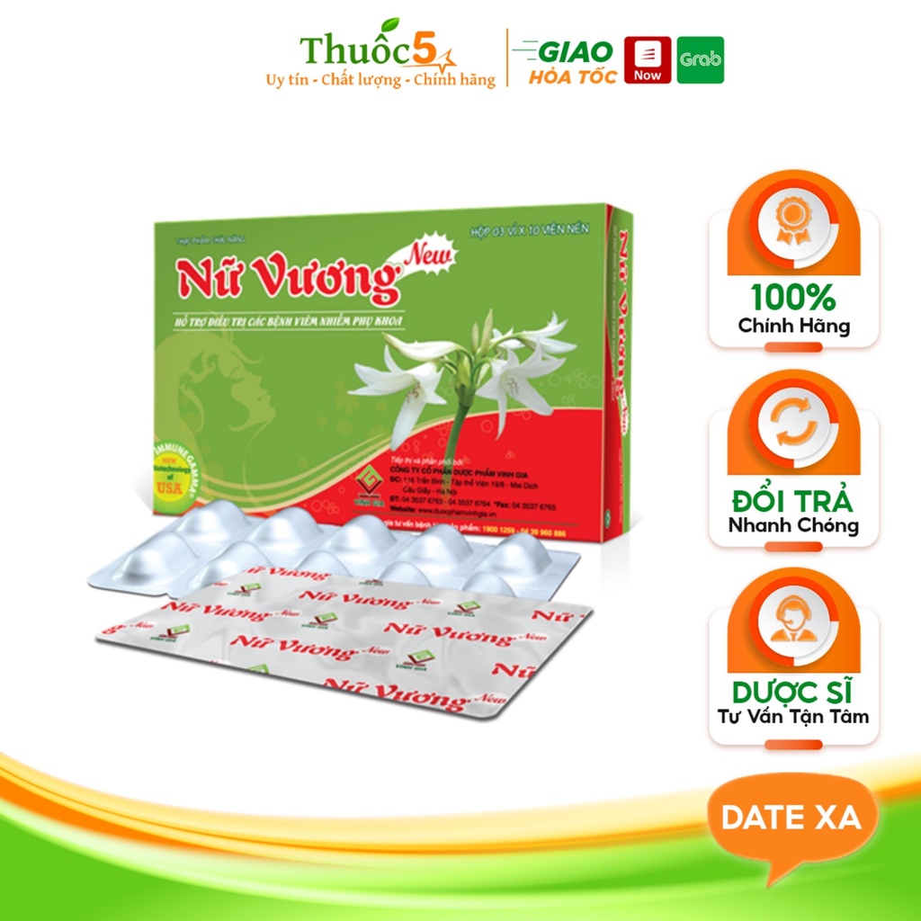 Viên uống Nữ Vương New - hỗ trợ viêm lộ tuyến cổ tử cung