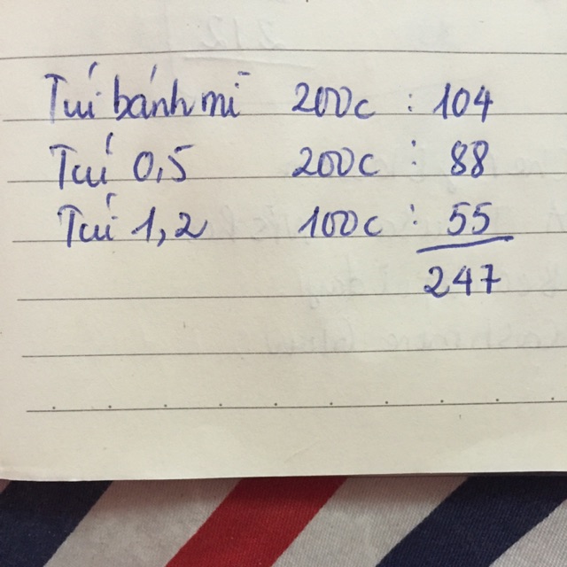 Combo 500 túi giấy xi măng