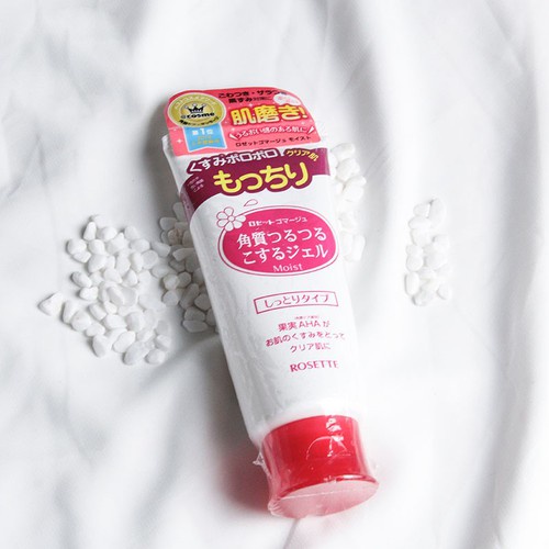 Gel tẩy tế bào chết Rosette Gommage Peeling Gel l Nhật Bản 120g (No.1 Cosme) - Hồng