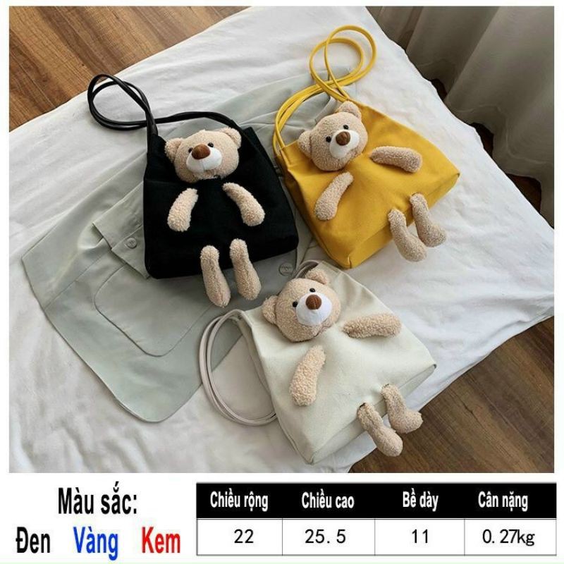 Túi totte Gấu Siêu Xinh