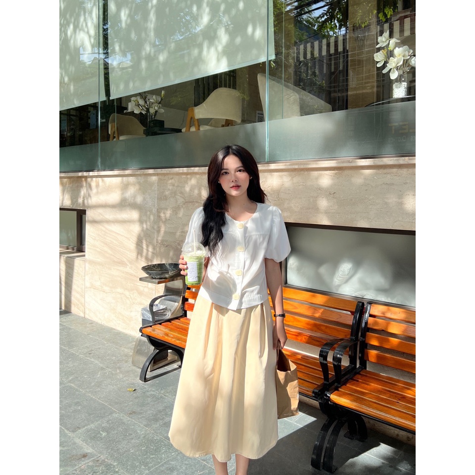 Áo nút trái táo - Tyribee Clothing