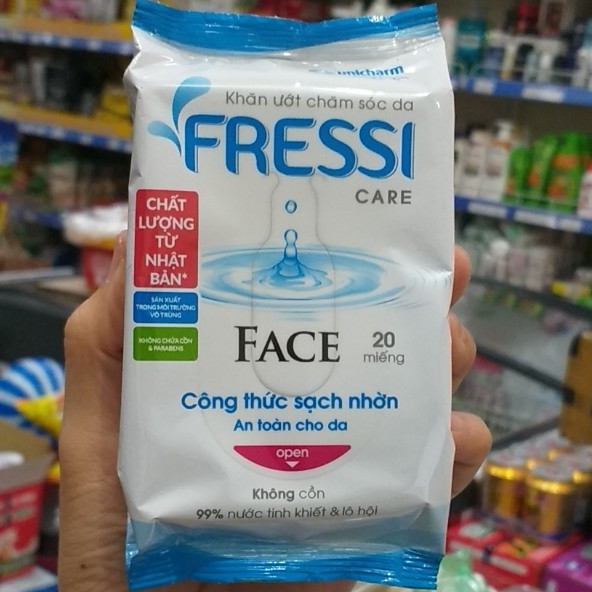 Khăn ướt Fressi care 20 miếng