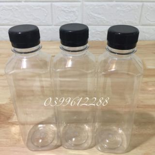 Combo 50 Chai Nhựa Vuông 330~350ml ( KHÁCH ĐẶT TỐI ĐA 200 CHAI 1 LẦN THÔI NHA )