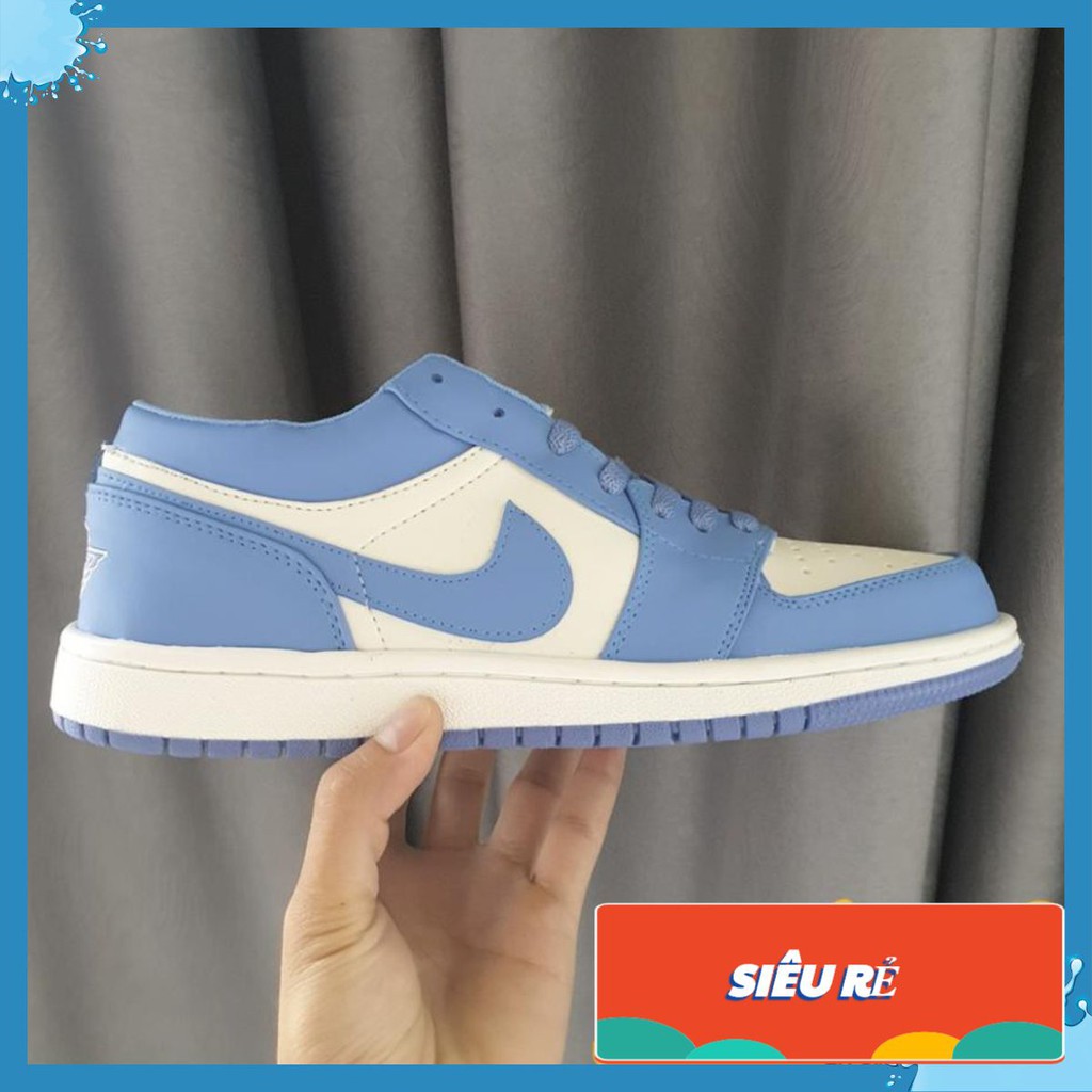 Giày jo++dan𝐒𝐢ê𝐮 𝐑ẻ thể thao xanh trắng unisex nam nữ freeship toàn quốc