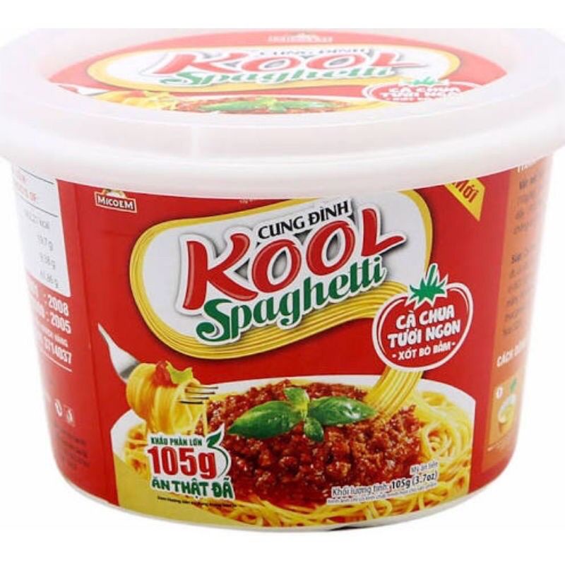 Mì Trộn Cung Đình Kool Spaghetti Bát 105g