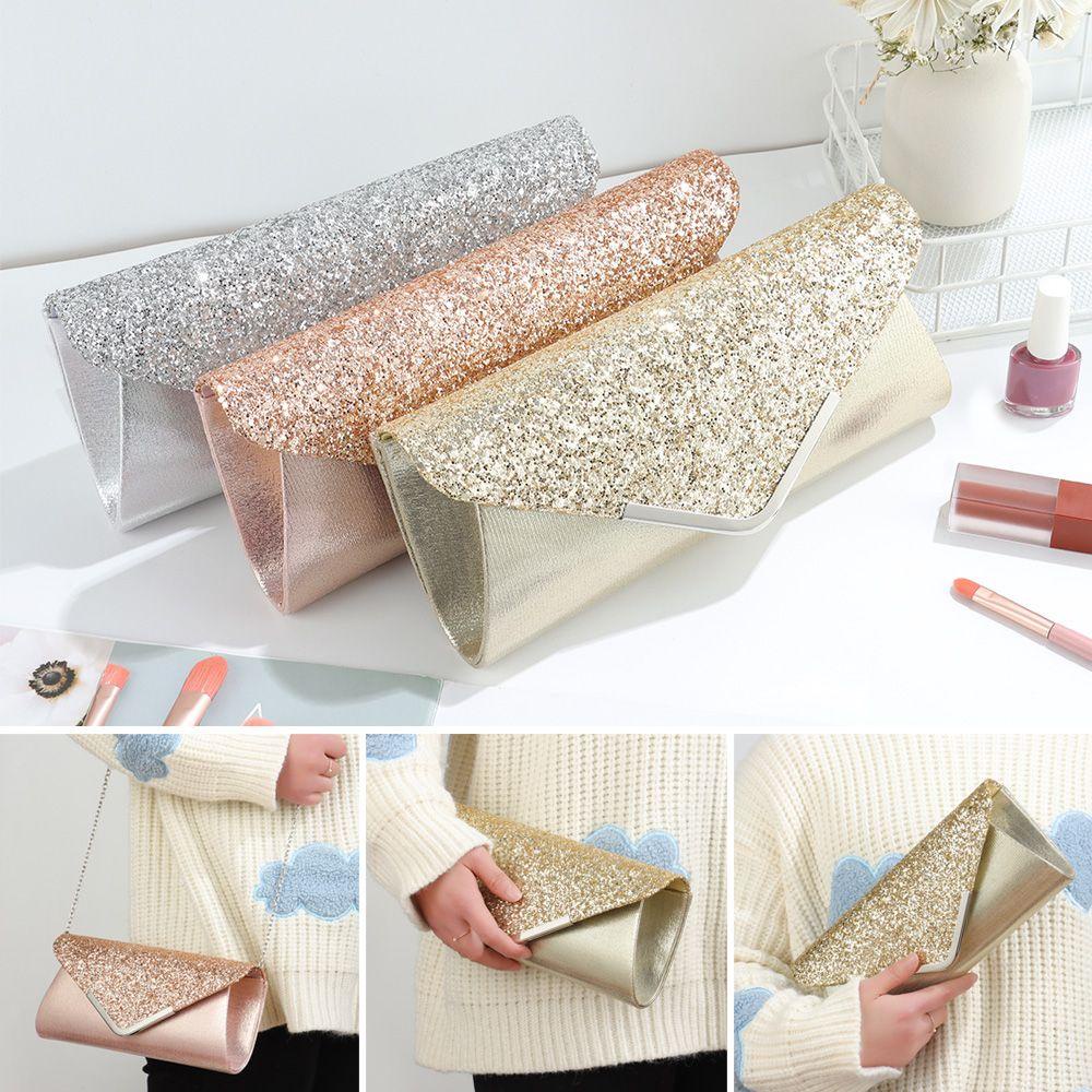 MIHAN1 Ví Cầm Tay Lấp Lánh Thời Trang Dự Tiệc Sang Trọng