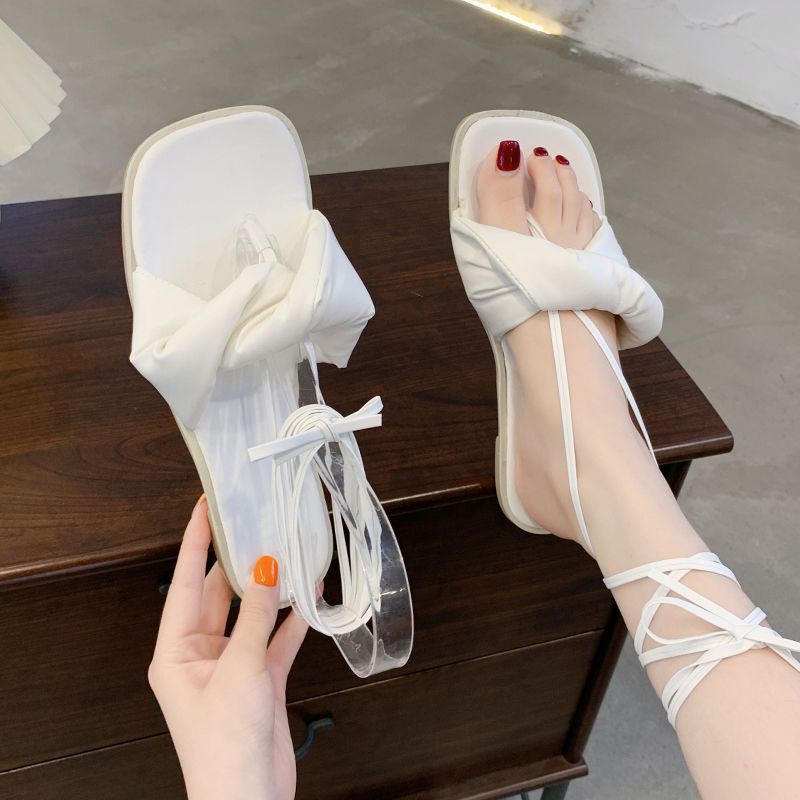 Dép Xỏ Ngón Đế Bằng Thiết Kế Mới Thời Trang Theo Phong Cách Pháp
