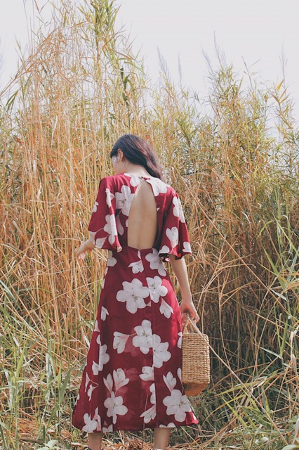 Đầm Maxi Cánh Tiên Hở Lưng (4 MÀU) | BigBuy360 - bigbuy360.vn