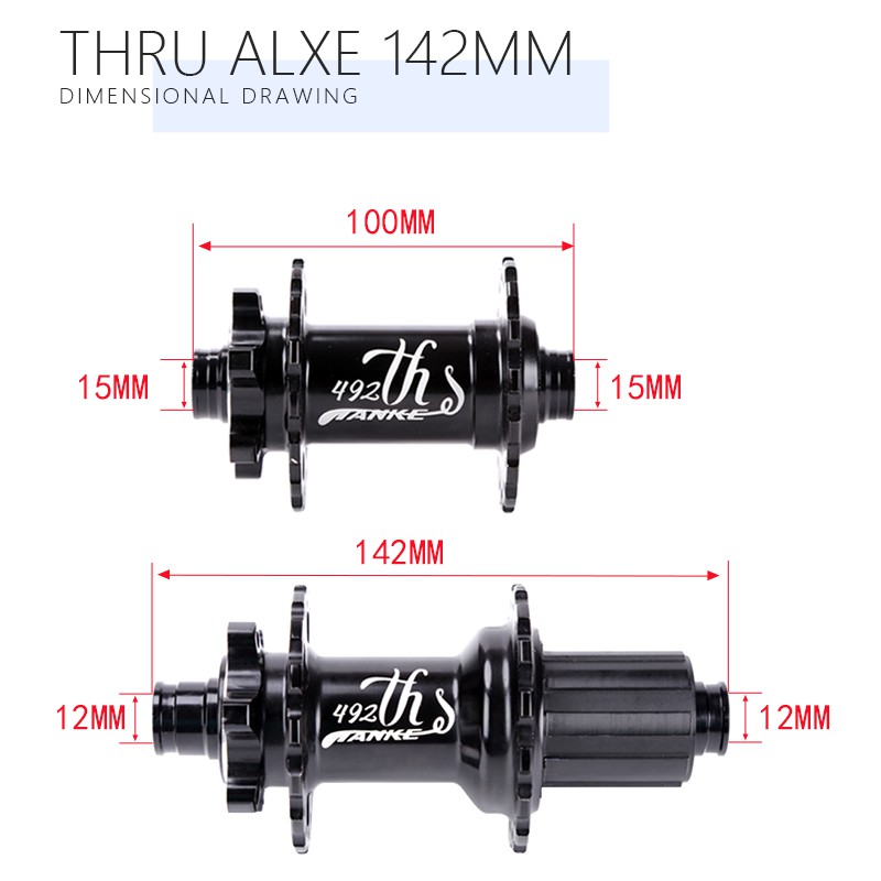 Ổ trục bánh đà TANKE 32/36 lỗ 6 chân bằng hợp kim nhôm 7 8 9 105mm 142mm/148mm cho xe đạp leo núi