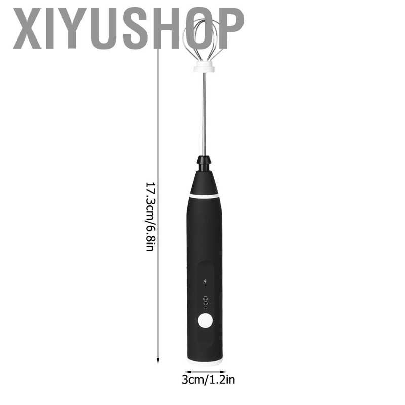 Electric Egg Beater Milk Frother Foamer Mixer Coffee 3 Speed Adjustable Blender