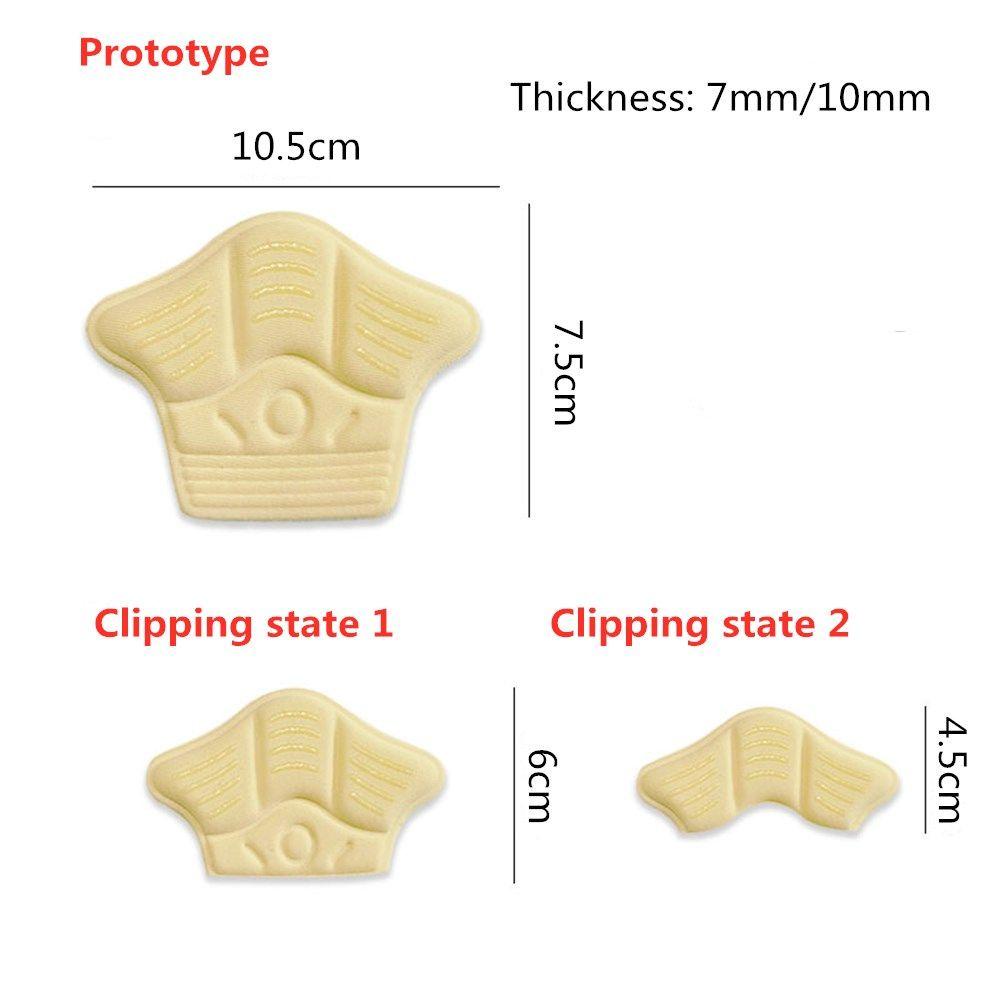 MIH Set 2 Đệm Lót Gót Chân Chống Trượt Giảm Đau Tái Sử Dụng Được Tiện Lợi