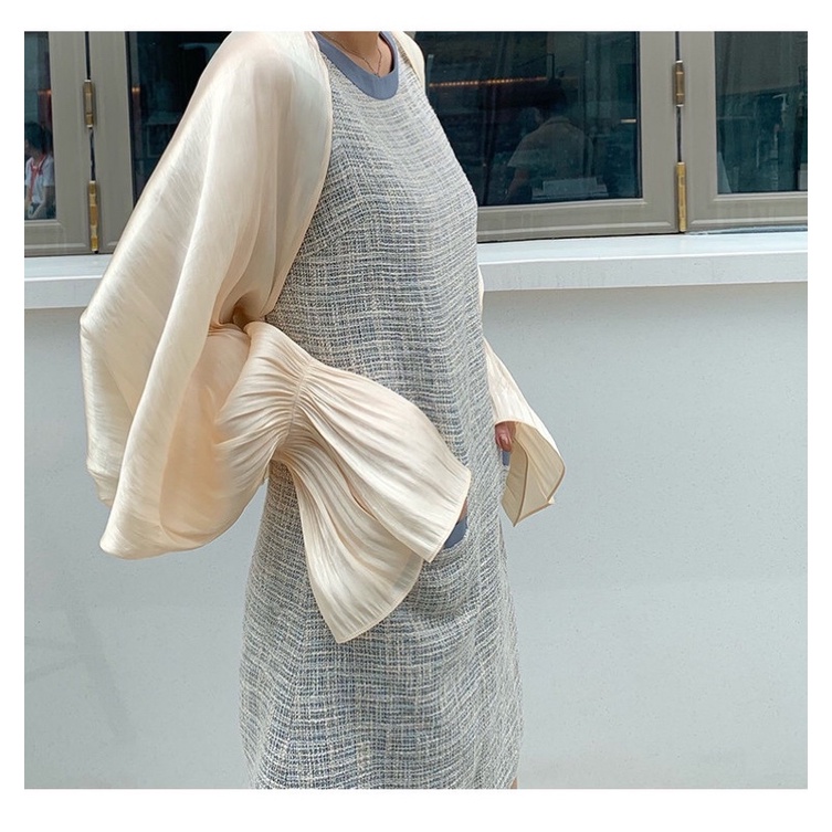 Satin Cardigan - Áo khoác ngoài satin bo tay dành cho nữ Purpleheart