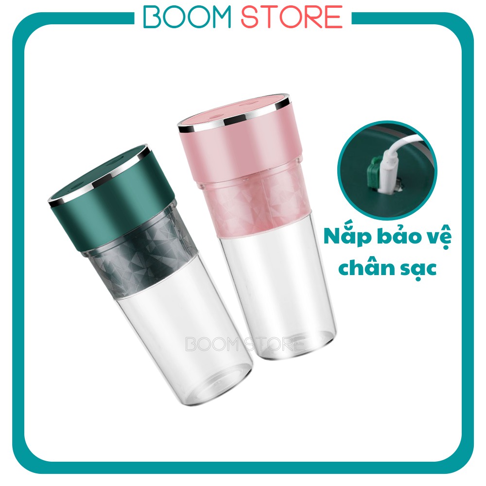 Máy xay sinh tố mini cầm tay đa năng nhỏ gọn cao cấp Boom Store