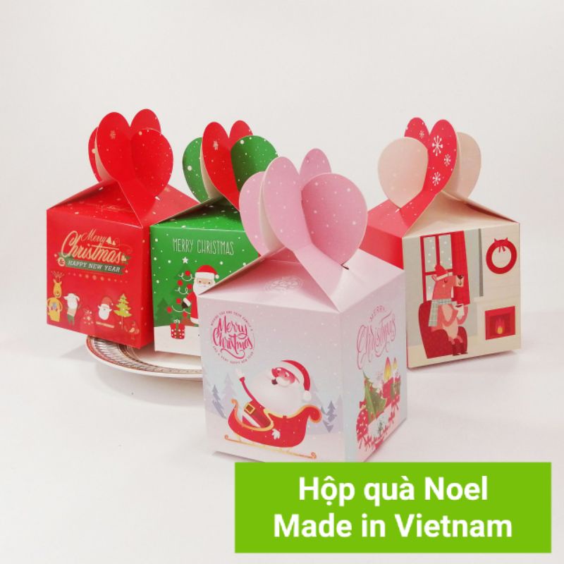 Hộp đựng quà Noel siêu dễ thương (Mix nhiều mẫu)