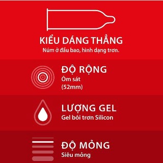 [DÙNG THỬ] bao cao su Durex Fetherlite Ultima 1 bao