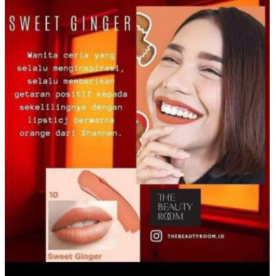 (hàng Mới Về) Son Kem Lì Shannen Màu Sắc Quyến Rũ Cho Nữ | BigBuy360 - bigbuy360.vn