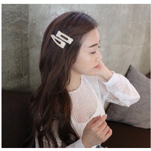 Kẹp Tóc Nhiều Kiểu Hot Trend Pk100 Đính Hạt Ngọc Nhân Tạo Cực Đẹp - Hazo