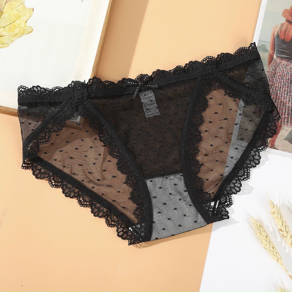 Được chọn màu - Quần lót ren xuyên thấu siêu sexy MS264